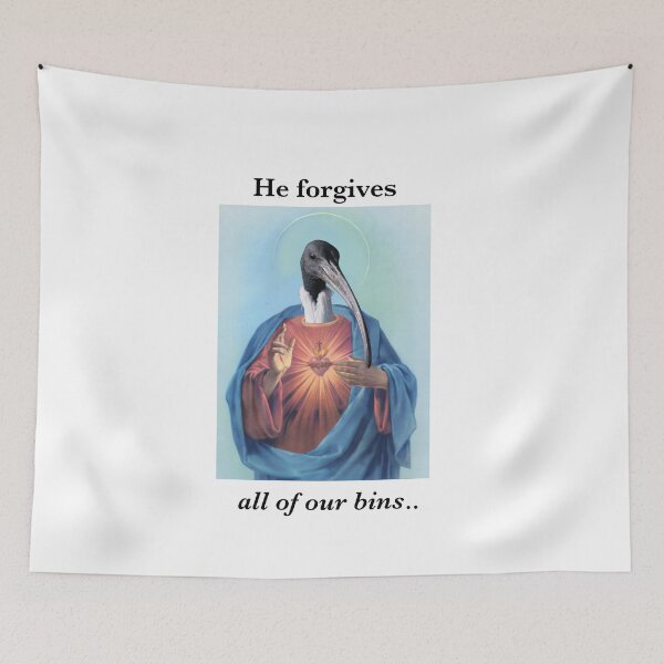 Item preview, He forgives all of our bins.. designed and sold by Rob Price.
