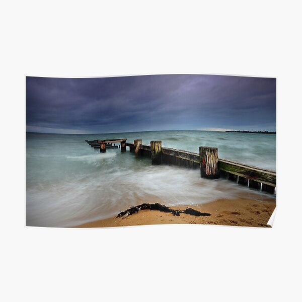 Approaching Storm - Mentone Poster