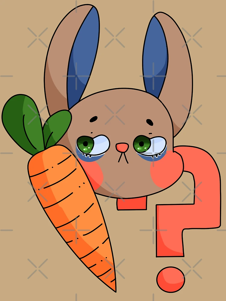 Thumbnail 6 of 6, Premium Oversized Sweatshirt, Questioning Rabbit 2 designed and sold by CupcakeCosmos.