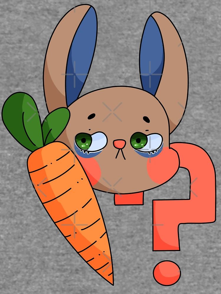 Thumbnail 6 of 6, Lightweight Sweatshirt, Questioning Rabbit 2 designed and sold by CupcakeCosmos.