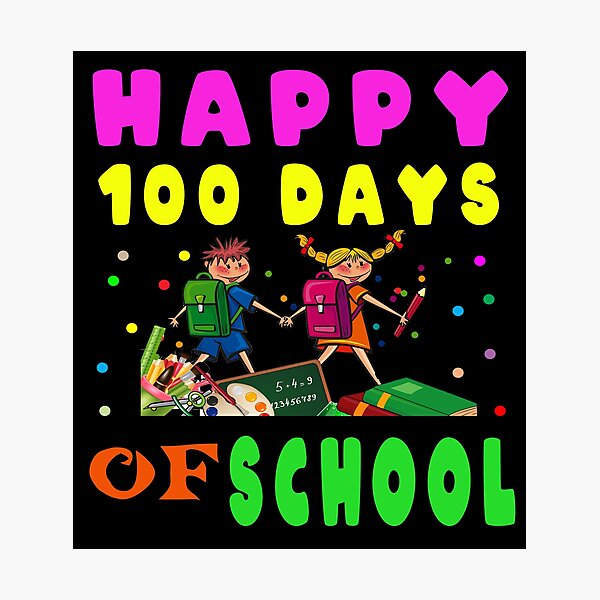 Item preview, Happy 100 days of School  designed and sold by osamamohamad.