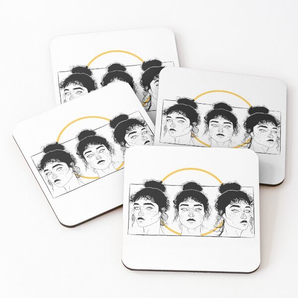 Item preview, Illustration portrait woman model, three portraits of tashimrod model designed and sold by inker20.
