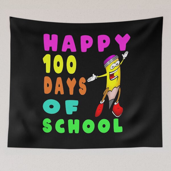 Item preview, Happy 100 days of School  designed and sold by osamamohamad.