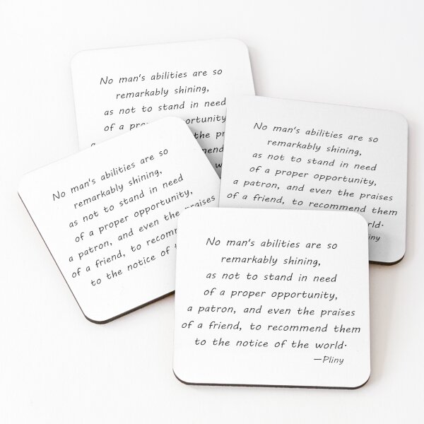 Item preview, No Man's Abilities are so Remarkably Shining Famous Quote designed and sold by JaneApril.
