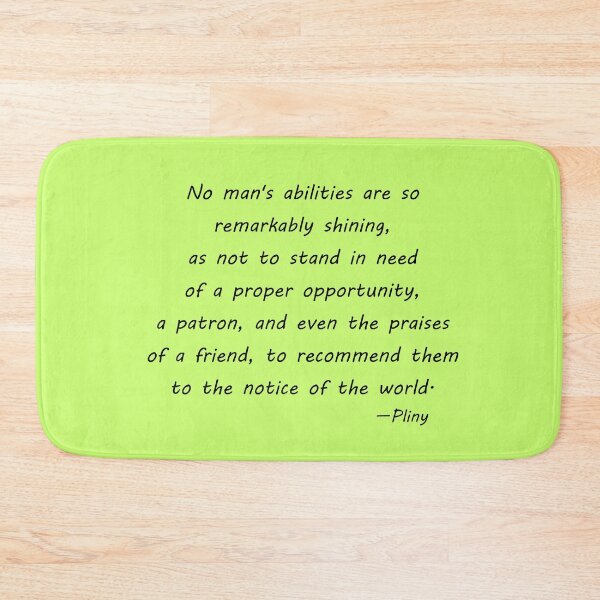 Item preview, No Man's Abilities are so Remarkably Shining Famous Quote designed and sold by JaneApril.