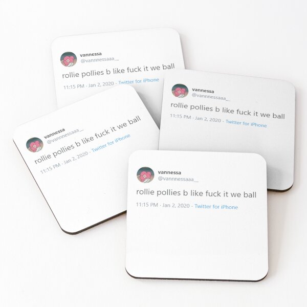 Item preview, Hillarious Viral Tweet - rollie pollies b like fuck it we ball designed and sold by MusicAndPower.