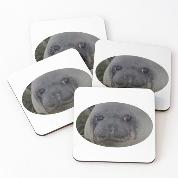 Item preview, Crying Baby Seal Meme designed and sold by Sarah Loughran.