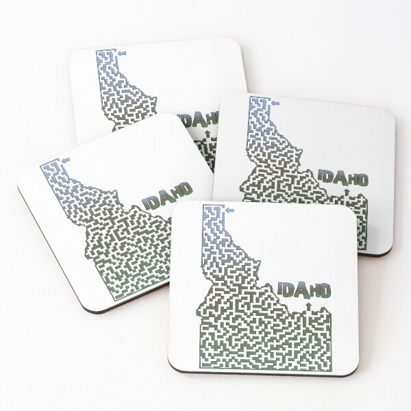 Item preview, Idaho State Outline Maze & Labyrinth designed and sold by gorff.