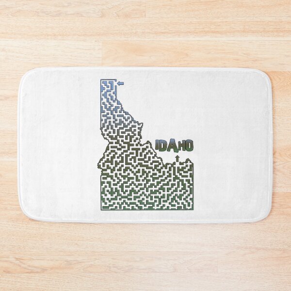 Item preview, Idaho State Outline Maze & Labyrinth designed and sold by gorff.