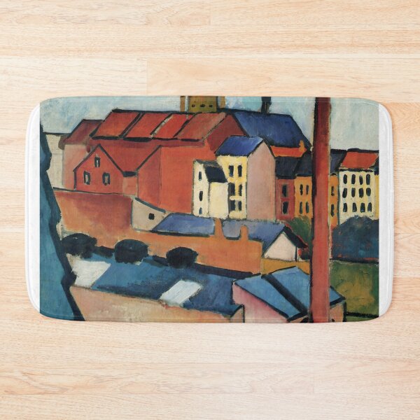 Item preview, August Macke - St. Mary's with Houses and Chimney (Bonn) designed and sold by vintagerepros.