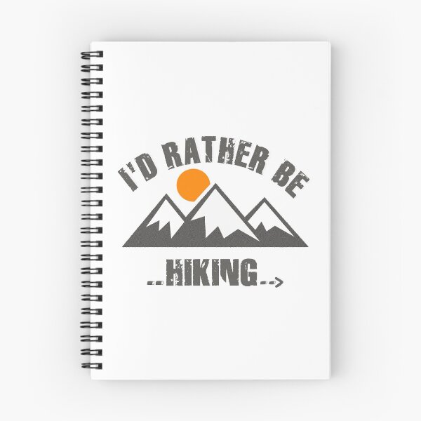 Item preview, I'd Rather Be Hiking ... designed and sold by OwlBeDesigning.