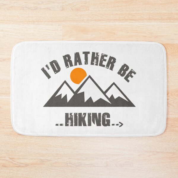 Item preview, I'd Rather Be Hiking ... designed and sold by OwlBeDesigning.