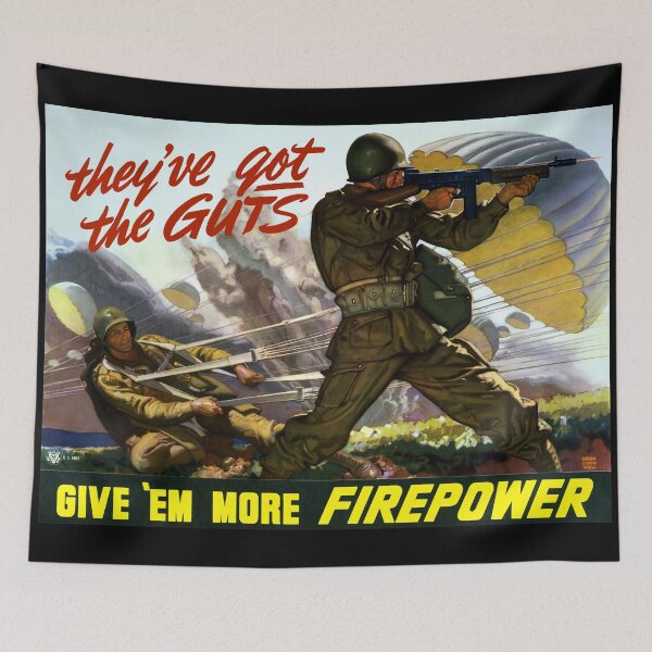 Item preview, They've got the guts--Give 'em more firepower designed and sold by vintagerepros.