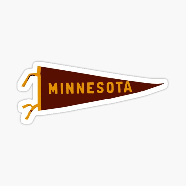 Minnesota Pennant Sticker