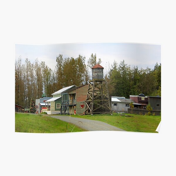 Hope Valley Water tower & Town Poster