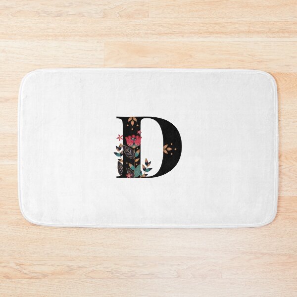 Item preview, D - Floral Initial Letter designed and sold by karspaul.