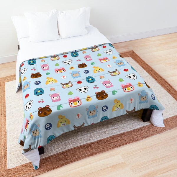 Animal Crossing Pattern Comforter