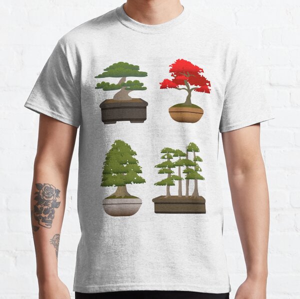 Japanese Bonsai Pattern Classic T-Shirt