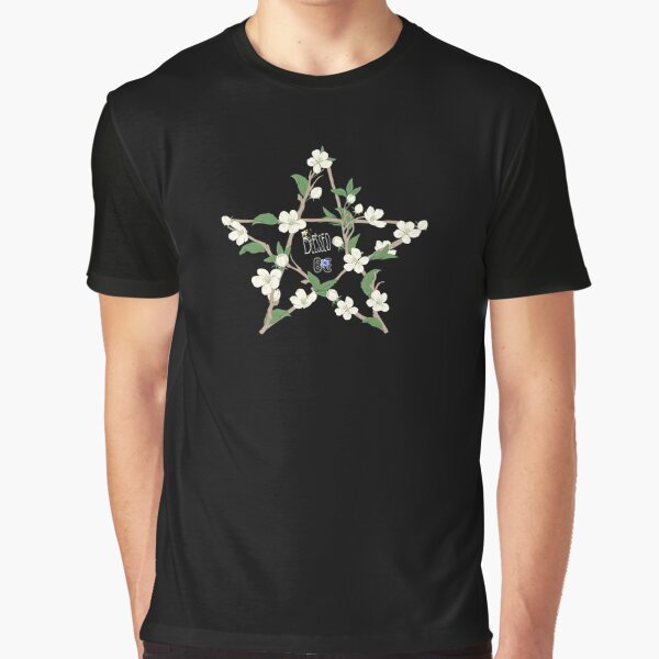 Item preview, Blessed Be With Upright Plant Pentacle T-Shirt designed and sold by darknessjeff86.