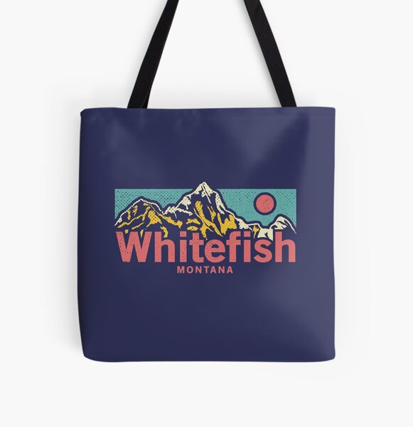 Item preview, Whitefish Montana - Classic Outdoor Mountain Graphic Apparel designed and sold by Si Li.