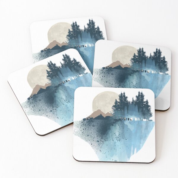 Item preview, Forest landscape water color painting designed and sold by coequal.