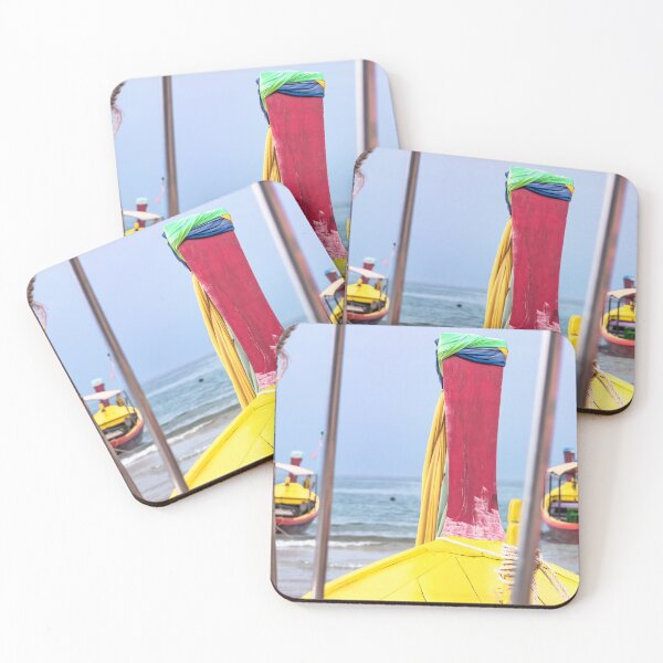 Item preview, Colourful Fishing boats, Phuket, Thailand designed and sold by yurix.