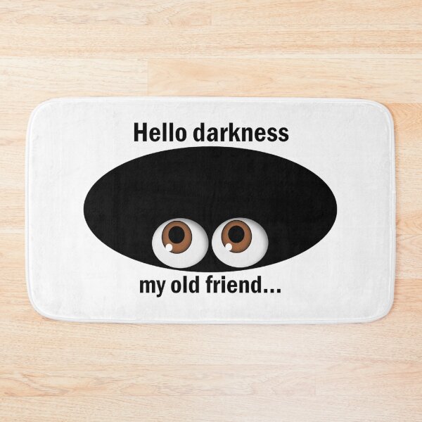 Item preview, Hello darkness my old friend designed and sold by Slap-Cat.