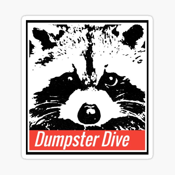 Item preview, Dumpster Dive designed and sold by TrashPandaSec.
