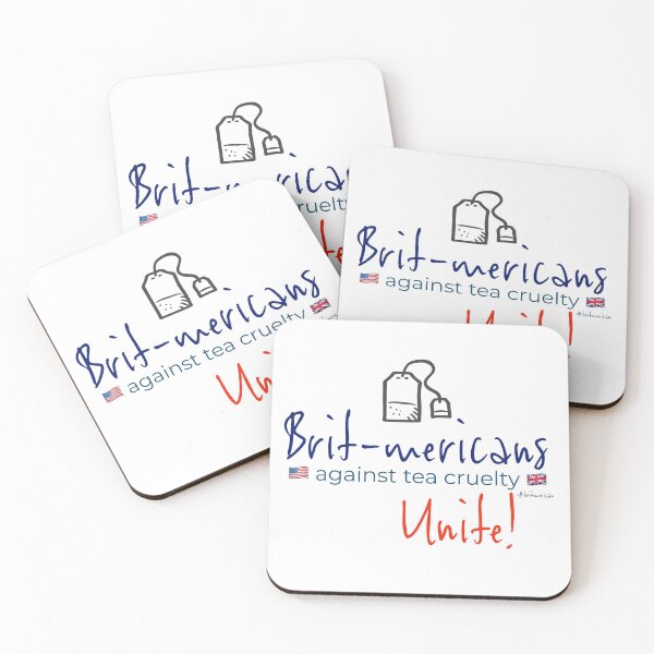 Item preview, Brit-merican Designs: Brit-mericans Against Tea Cruelty Unite designed and sold by barefacedgirl.