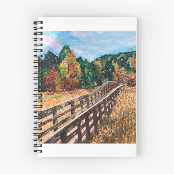 Item preview, Painting of Binghamton University Nature Preserve designed and sold by jacquirosee.