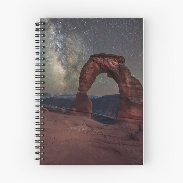 Item preview, Long exposure milky way and light painting on Delicate Arch designed and sold by rodgimenez.