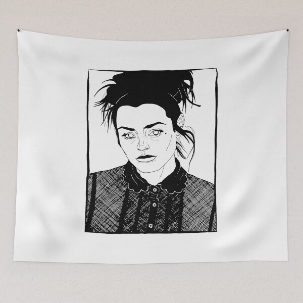 Item preview, Illustration portrait woman model, Shannyn Sossamon designed and sold by inker20.
