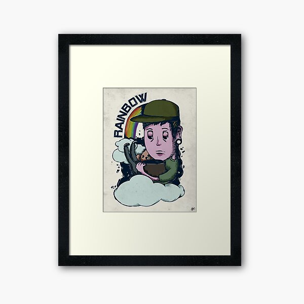 rainbow. Framed Art Print