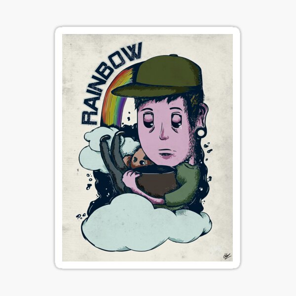 rainbow. Sticker