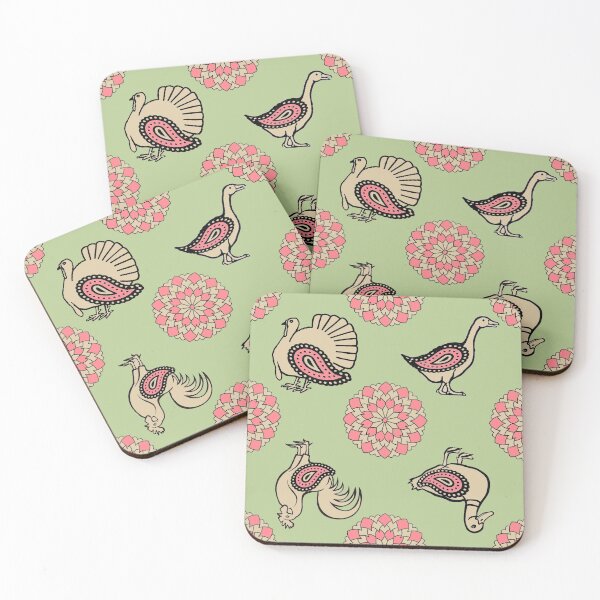 Item preview, Pastel Poultry Bandanna designed and sold by LochNestFarm.