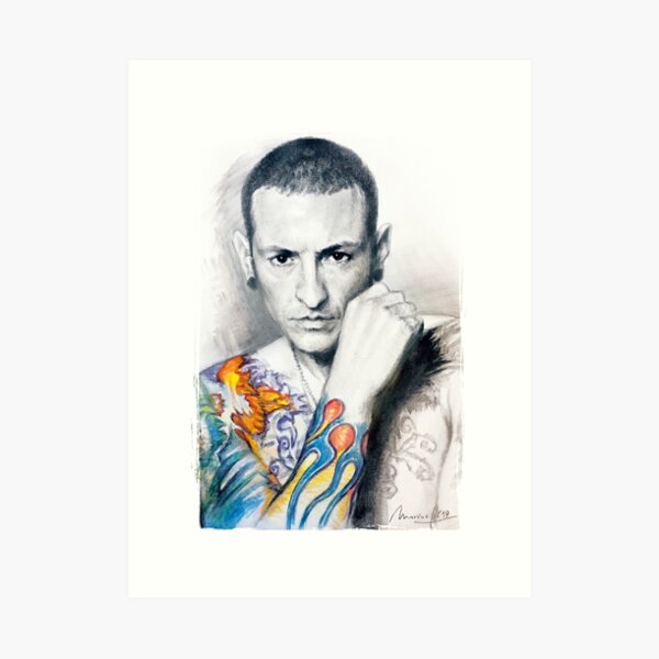 Chester Bennington Art Prints Redbubble