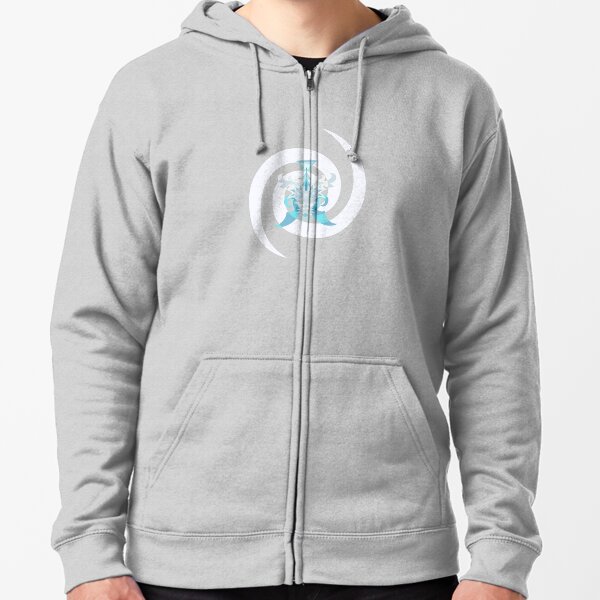Crystal Sea Creature Zipped Hoodie