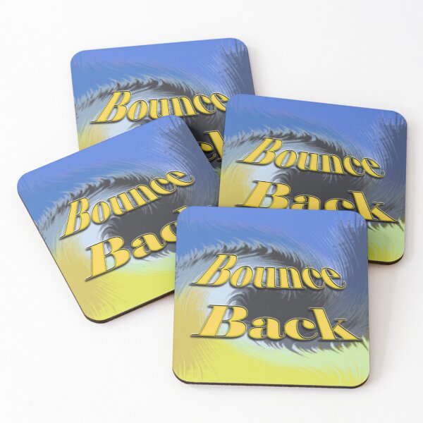 Item preview, word bounce back with sea water wavy effect designed and sold by hutofdesigns.