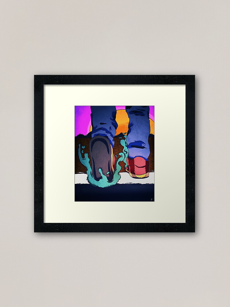 Alternate view of crossing. Framed Art Print