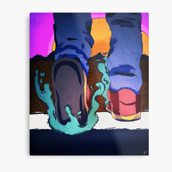 crossing. Metal Print