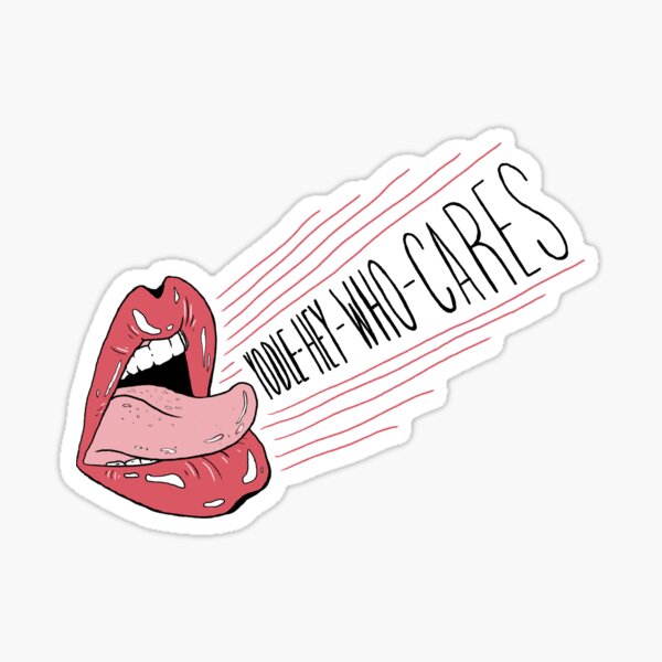 Yodle Hey Who Cares Sticker