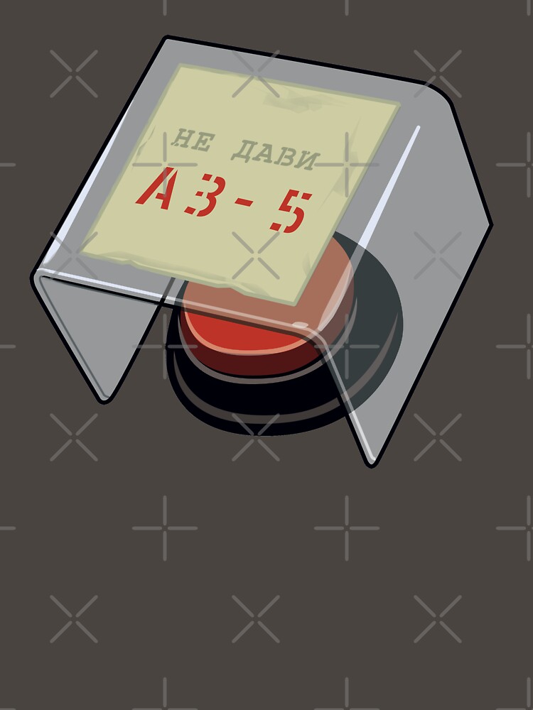 Thumbnail 7 of 7, Classic T-Shirt, AZ-5 Button ─ 'Chernobyl' Fan Art designed and sold by thedrumstick.