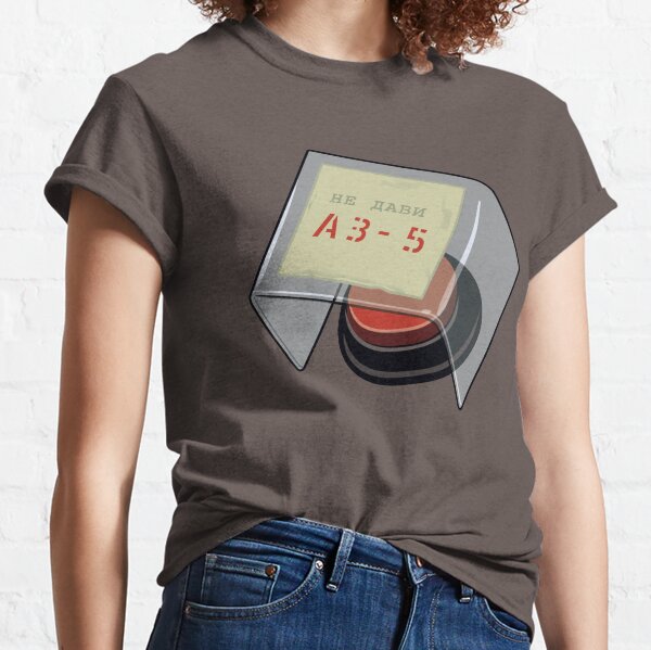 AZ-5 Button ─ 'Chernobyl' Fan Art Classic T-Shirt