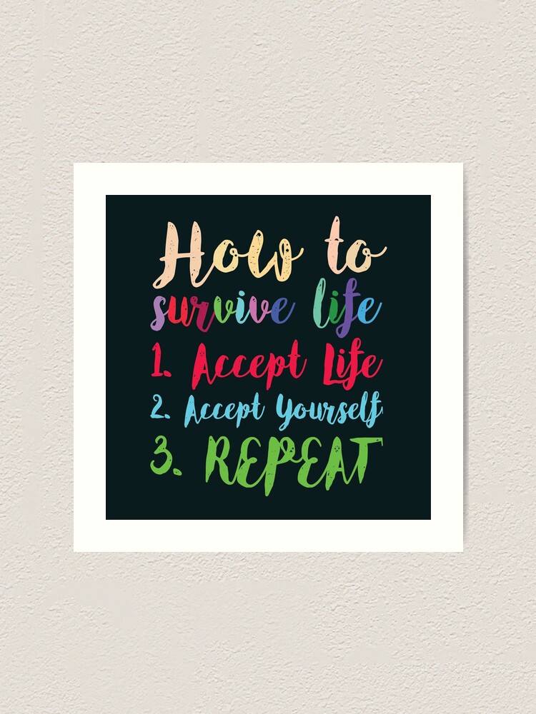 Alternate view of life. Art Print