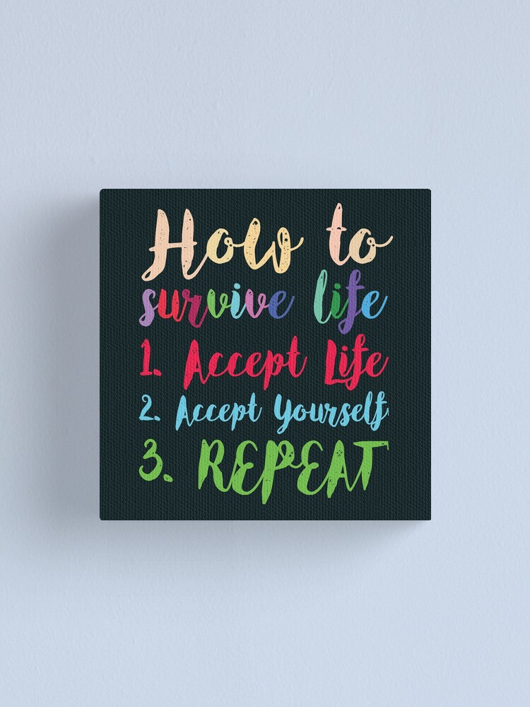 Alternate view of life. Canvas Print