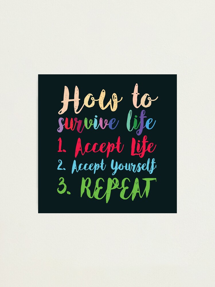 Alternate view of life. Photographic Print