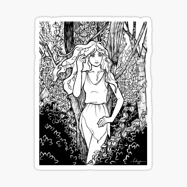 Vista previa del artículo con la obra «Dryad en un bosque», diseñado y vendido por Hiyas.