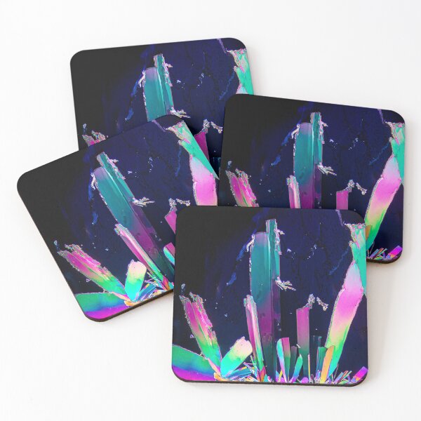 Item preview, iridescent birefringent photoelastic crystals designed and sold by Evan Sharboneau.