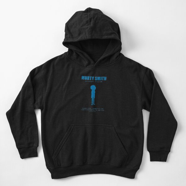 Morty Smith - Blue Kids Pullover Hoodie