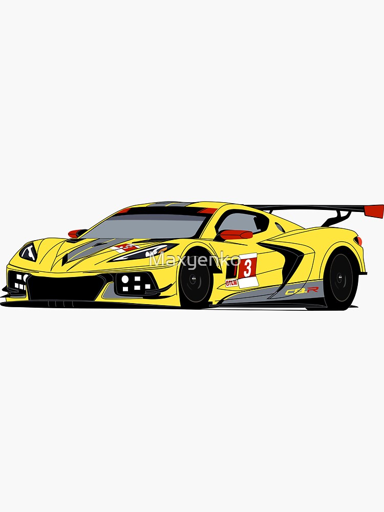 Sticker Aufkleber BMW GT LM IMSA mit M-Streifen design 